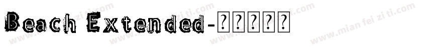 Beach Extended字体转换